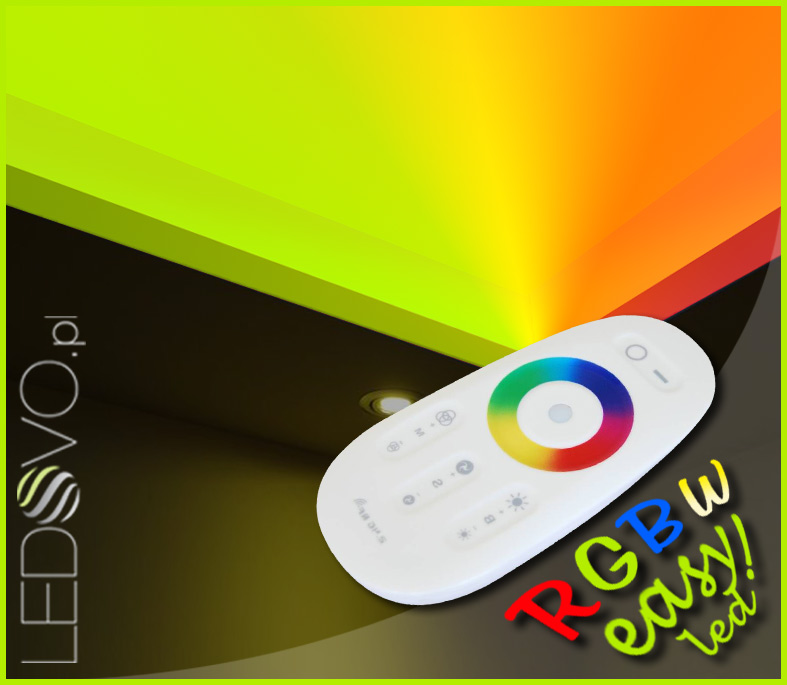 oswietlenie sufitu led rgb - jak wykonac podswietlenie sufitu led rgb - LEDOVO EASYLED